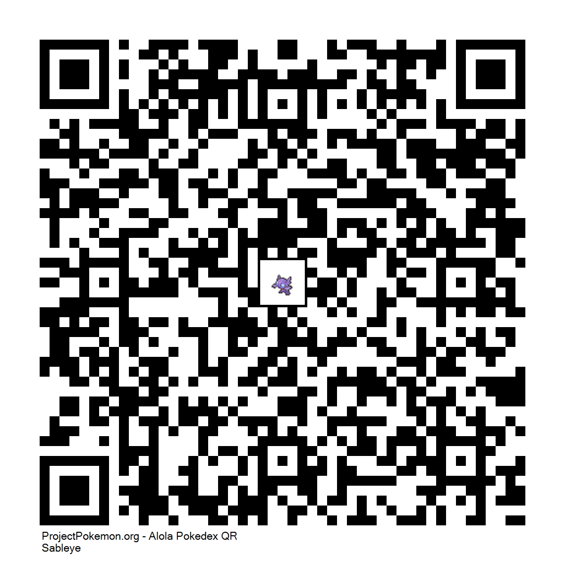 Cdigo QR de Sableye
